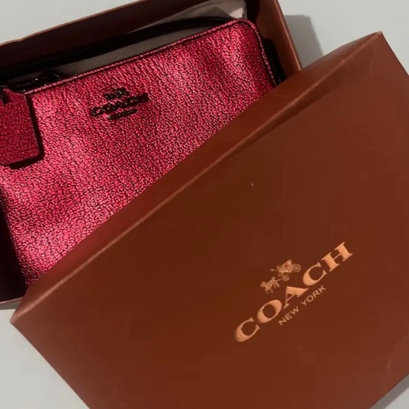 COACH Leather Wristlet Wallet - Picture 5 of 11